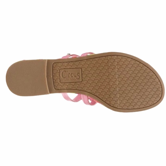 SAM EDELMAN Clara Sandal Flop Flop Flamingo Pink - Picture 8 of 11